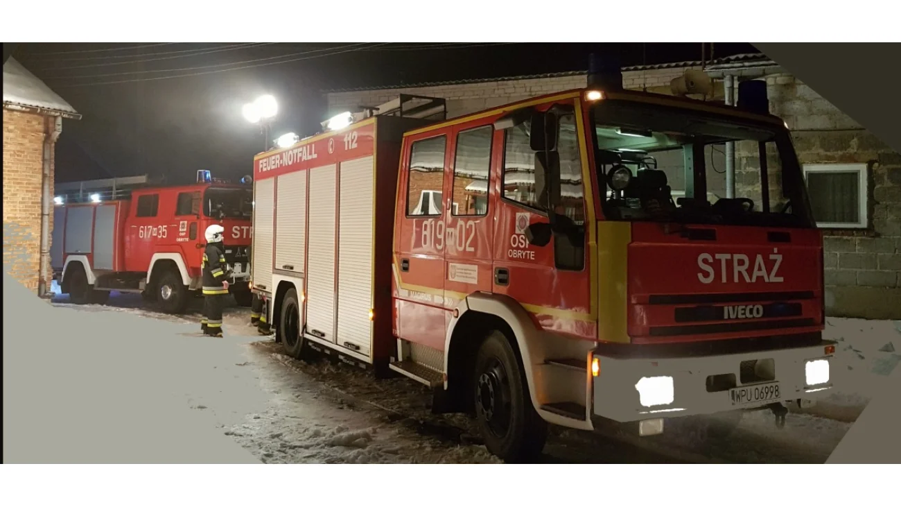 Pożar kotłowni w miejscowości Gródek Rządowy