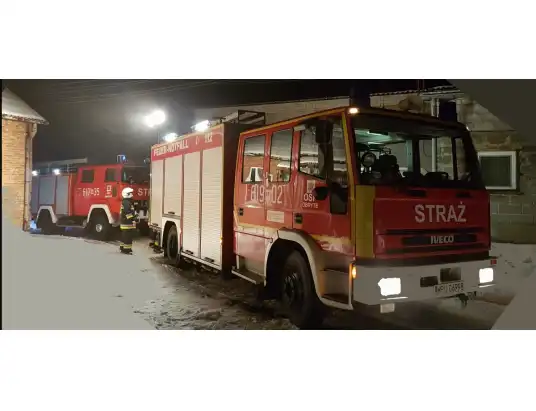 Pożar kotłowni w miejscowości Gródek Rządowy