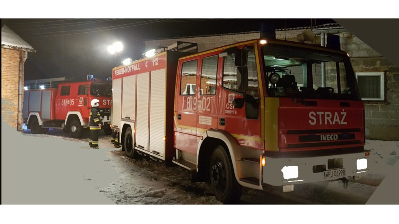 Pożar kotłowni w miejscowości Gródek Rządowy