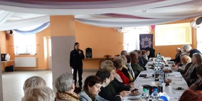 Spotkanie seniorów z powiatu pułtuskiego w ramach projektu - Aktywny i świadomy senior w świecie finansów