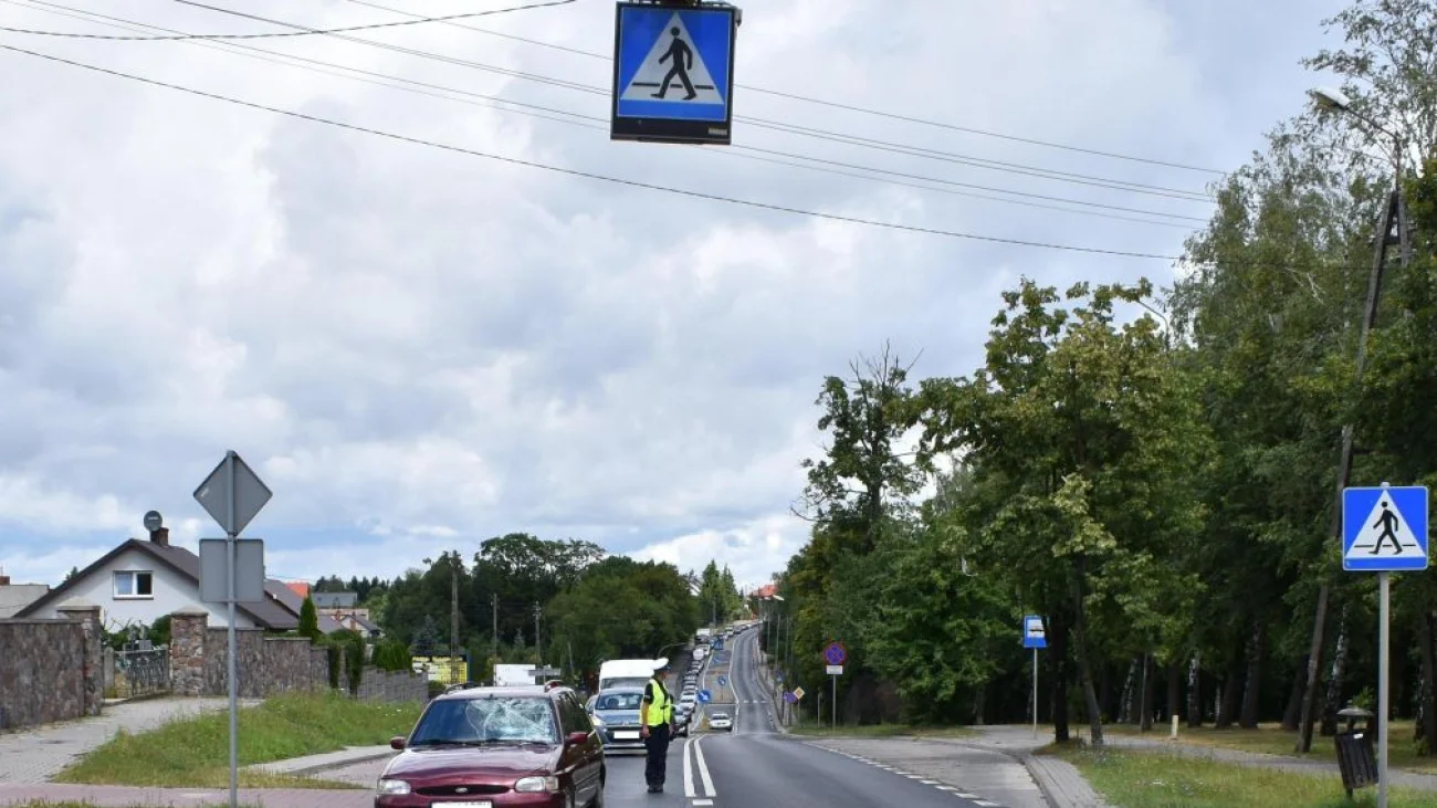 Potrącenie pieszego na ul. Kościuszki