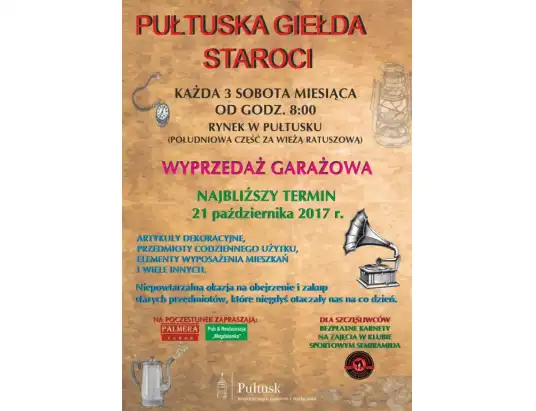 Giełda Staroci w Pułtusku