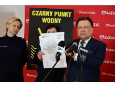 Kolejnych osiem czarnych punktów wodnych na Mazowszu. 