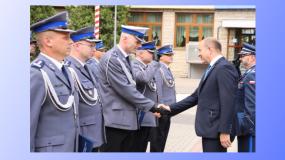 Święto Policji Garnizonu Mazowieckiego 2021 - mianowanie Komendanta Powiatowego KPP Pułtusk