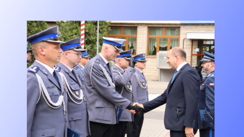 Święto Policji Garnizonu Mazowieckiego 2021 - mianowanie Komendanta Powiatowego KPP Pułtusk