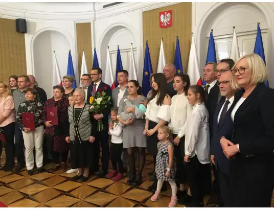 Premier Mateusz Morawiecki spotkał się z rodzinami repatriantów w Domu Polonii w Pułtusku