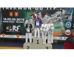 Alicja Nowosielska z KAN Pułtusk - medalistką na XXV Mistrzostwach Polski Juniorów Młodszych w Taekwon-Do ITF w Nowej Rudzie 2018