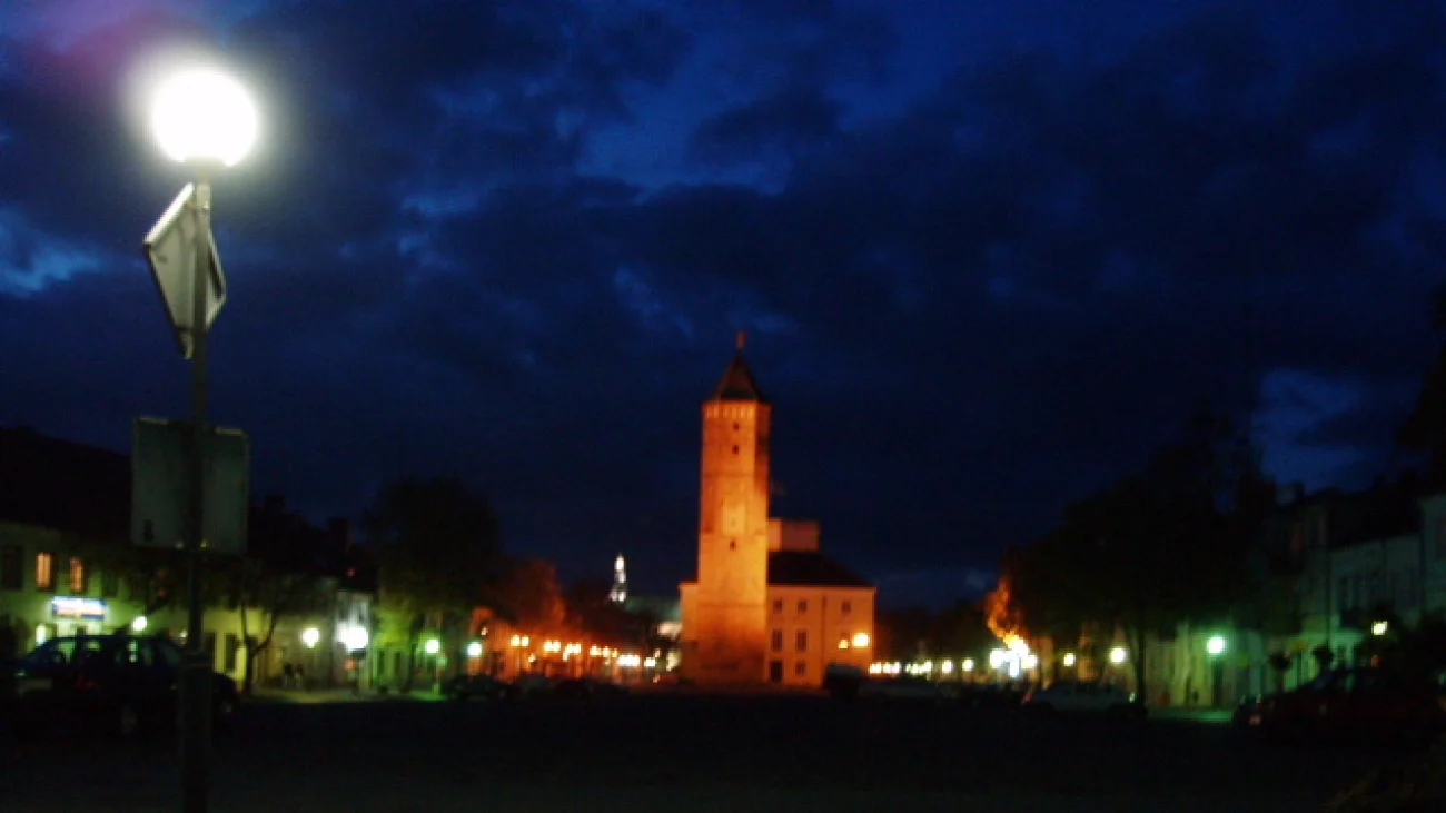 Pułtusk nocą