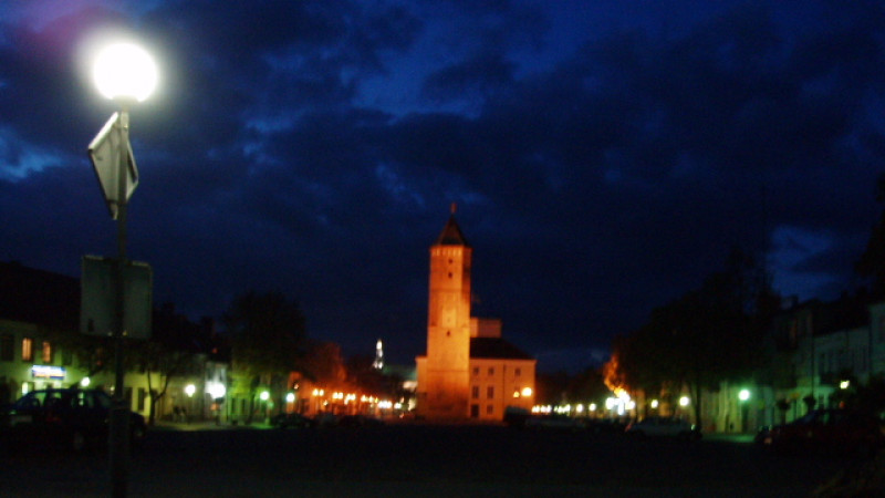Pułtusk nocą