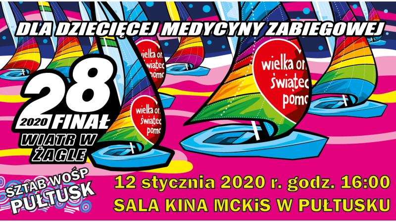 WOŚP 2020 w Pułtusku [PROGRAM 28 FINAŁU]