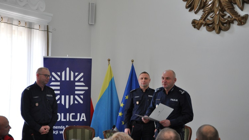 Odprawa roczna w Pułtuskiej Komendzie Policji 2019