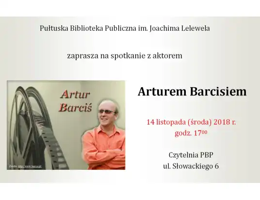 Spotkanie autorskie z Arturem Barcisiem w Pułtusku