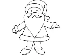 Kolorowanki świąteczne - Mikołaj