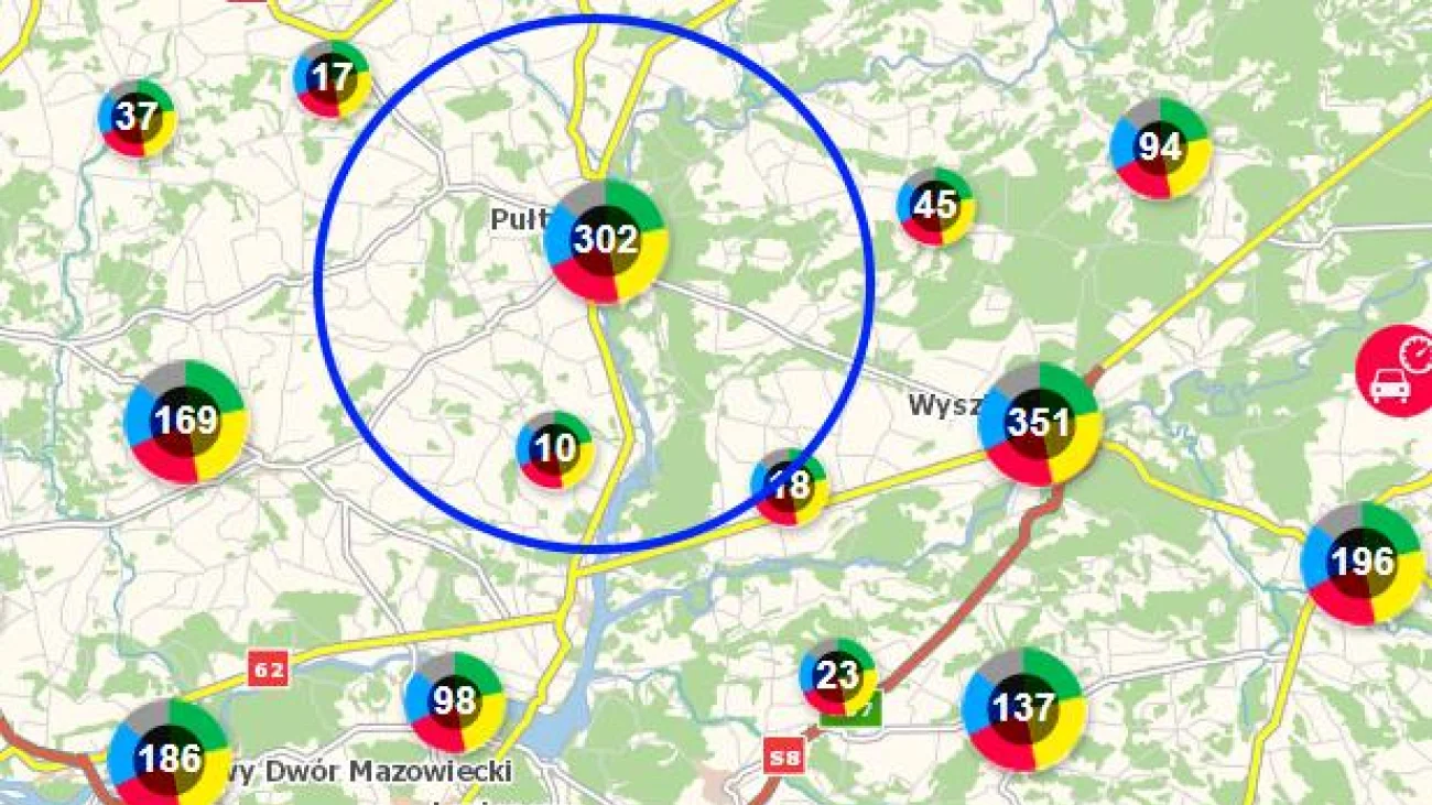 Ponad 790 zgłoszeń różnych zagrożeń z powiatu pułtuskiego