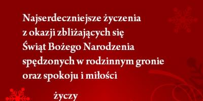 Życzenia Świąteczne