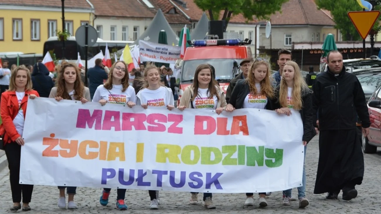 Marsz dla Życia i Rodziny 2018 w Pułtusku