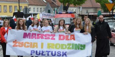 Marsz dla Życia i Rodziny 2018 w Pułtusku