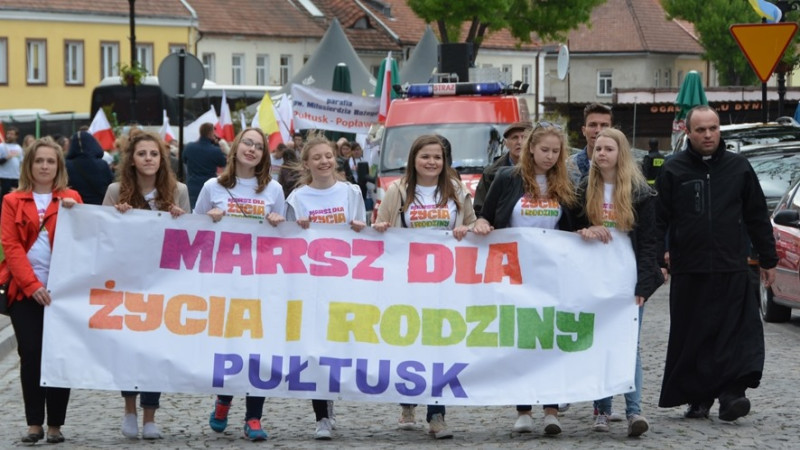 Marsz dla Życia i Rodziny 2018 w Pułtusku