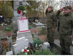 Żołnierska Pamięć. Terytorialsi z 5 Mazowieckiej Brygady Obrony Terytorialnej porządkowali groby żołnierzy