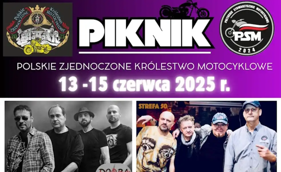 Motocyklowe serce Polski bije w Pułtusku – rusza królewski piknik na dwóch kołach