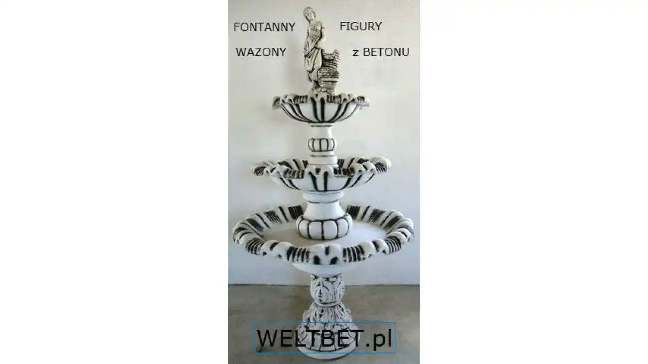 FIGURY BETONOWE,  Fontanny, Wazony, Tralki 
