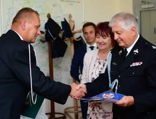Tomasz Smętkowski - Strażakiem Miesiąca kwietnia 2019