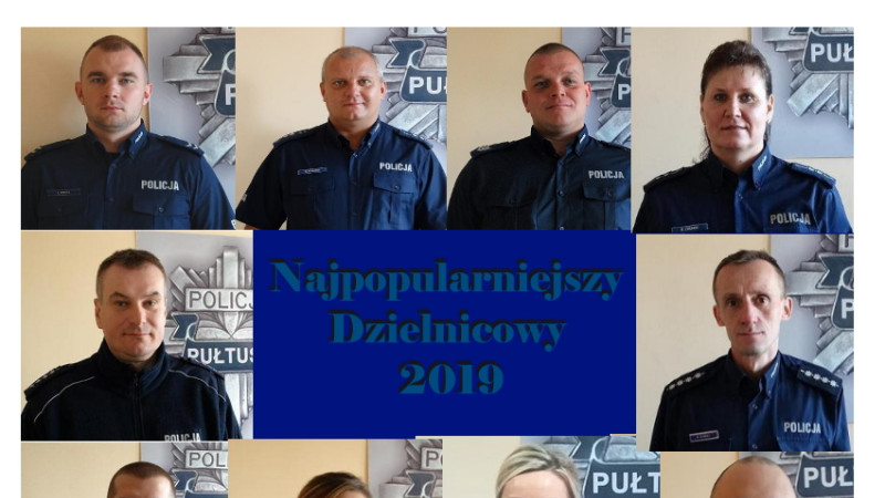 Najpopularniejszy Dzielnicowy 2019 powiatu pułtuskiego - głosowanie trwa