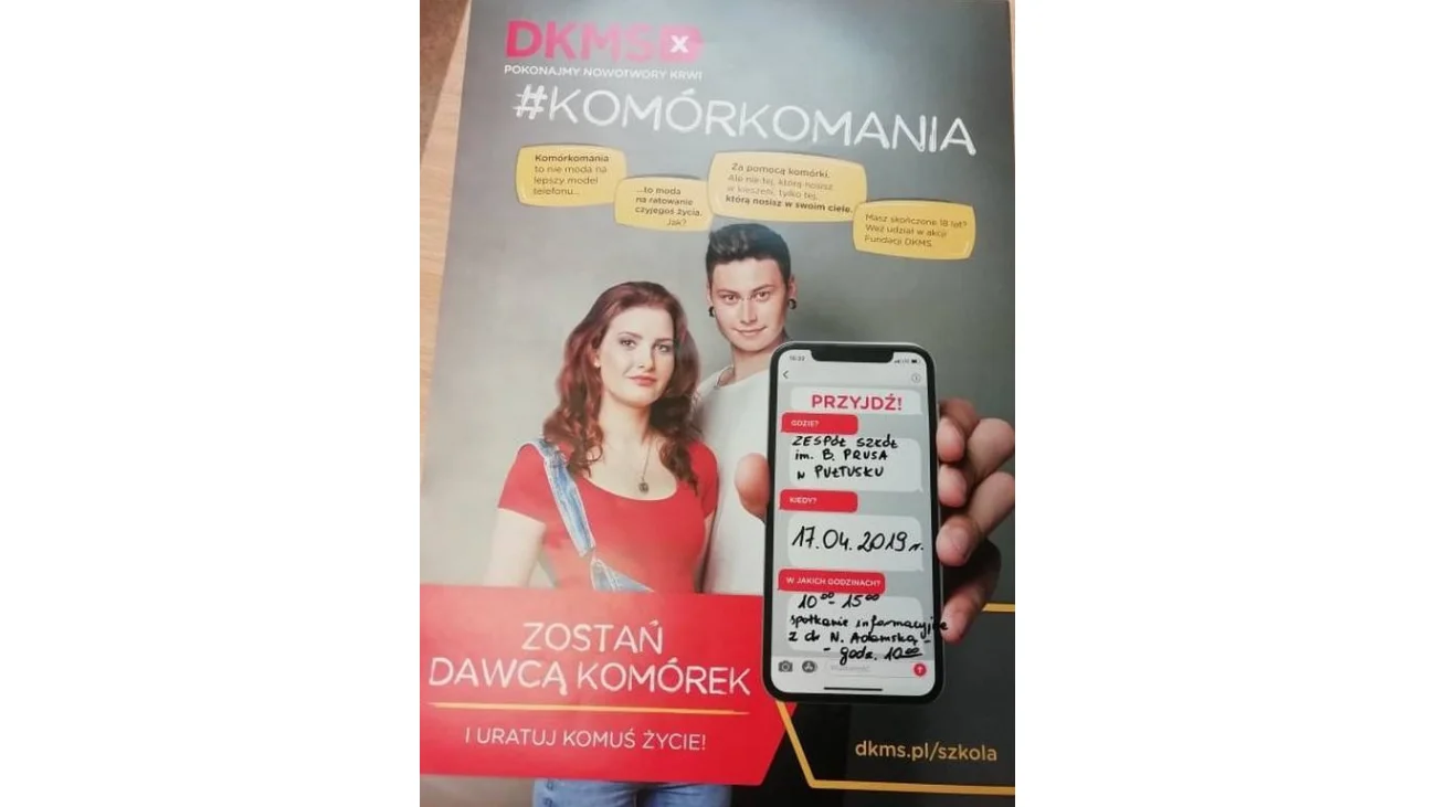 Zostań dawcą szpiku. Akcja w pułtuskim Prusie.