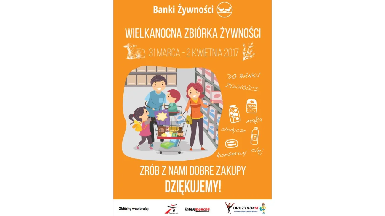 Wielkanocna Zbiórka Żywności w Intermarché w Pułtusku - 31 marca - 2 kwietnia