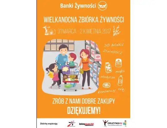 Wielkanocna Zbiórka Żywności w Intermarché w Pułtusku - 31 marca - 2 kwietnia