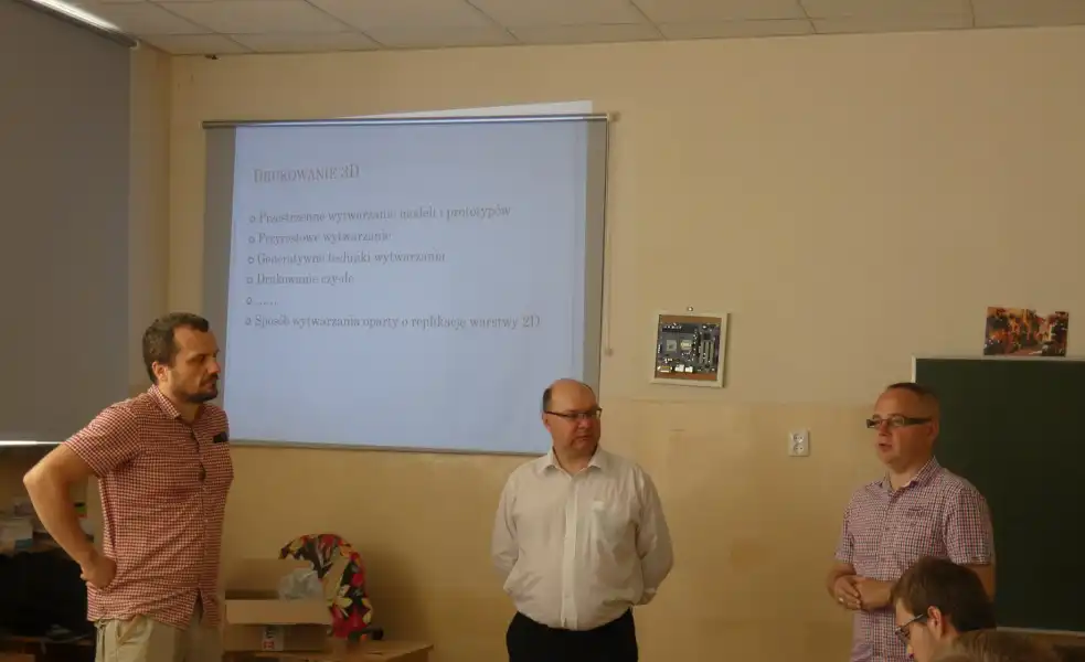 Wykładowcy z Politechniki Warszawskiej w Ruszkowskim