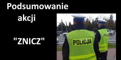 Akcja ZNICZ 2018 w powiecie pułtuskim - Podsumowanie