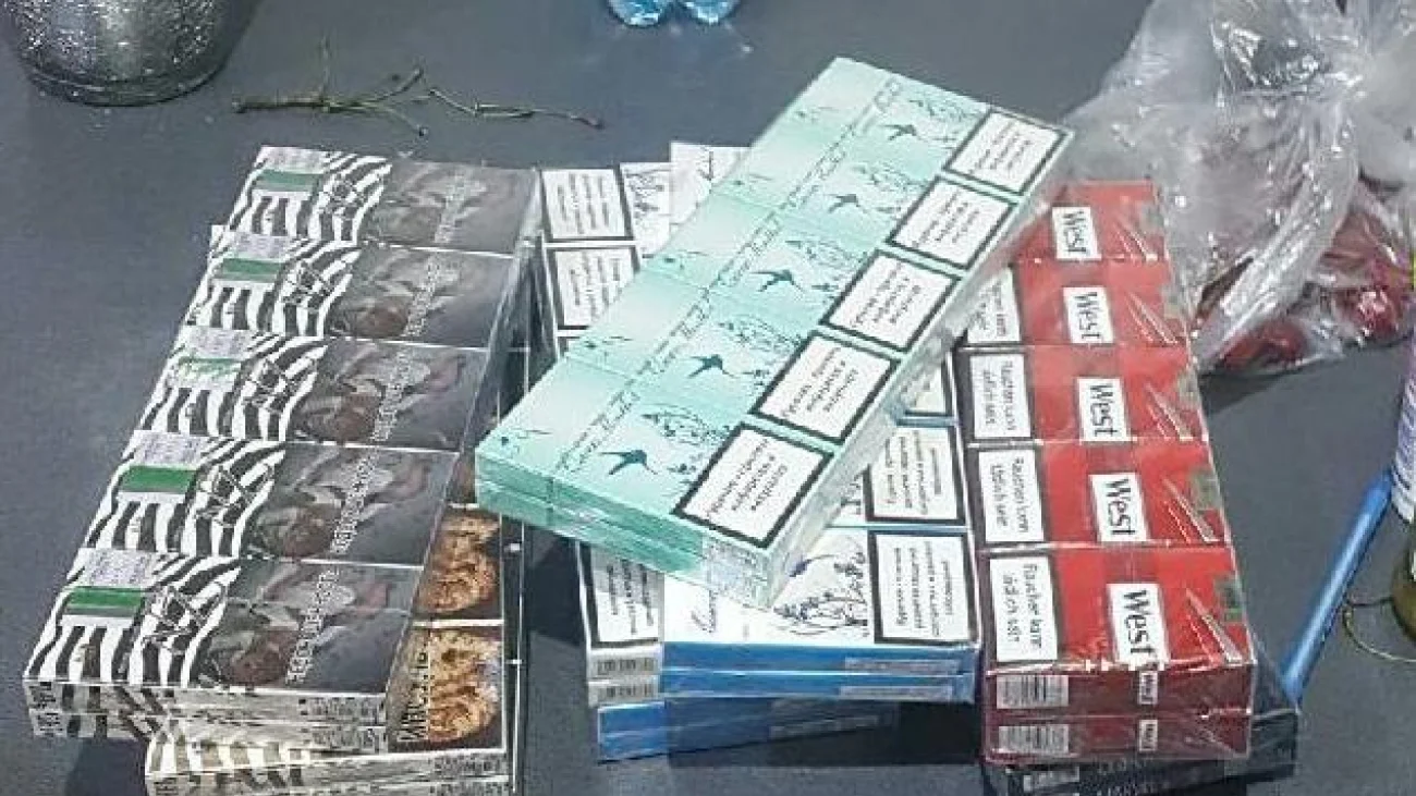 Pułtuska Policja przejęła prawie 2 tysięce „lewych” papierosów