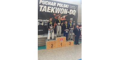 Dwa medale w Pucharze Polski Taekwon-do w Mykanowie