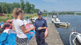 Kręci mnie bezpieczeństwo - Policja i WOPR z Pułtuska działają na rzecz bezpieczeństwa nad wodą