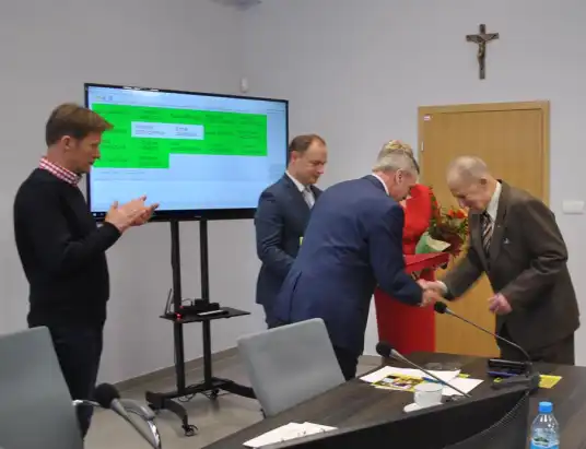 Uhonorowanie pracy Pana Prezesa Waleśkiewicza