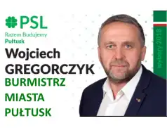 Wojciech Gregorczyk Burmistrzem Pułtuska! - oficjalne wyniki wyborów samorządowych 2018