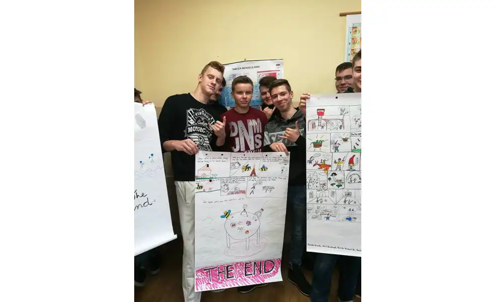 Story Cubes na lekcji języka angielskiego w Ruszkowskim