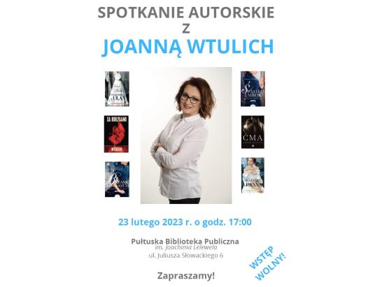 Spotkanie autorskie z Joanną Wtulich w Pułtusku