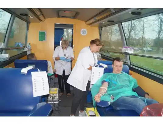 Zbiórka krwi w Prusie zakończona