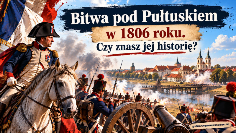 Bitwa pod Pułtuskiem w 1806 roku. Czy znasz jej historię?