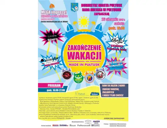 Zakończenie wakacji 2017 - Made in Pułtusk