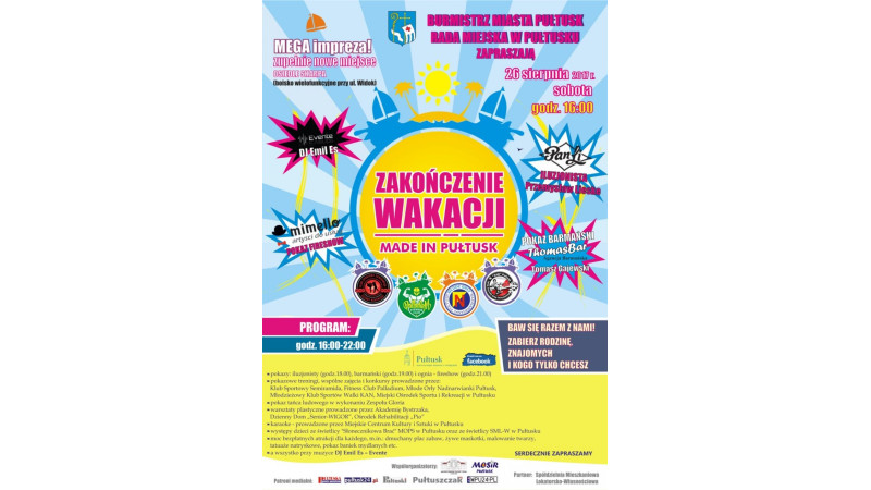 Zakończenie wakacji 2017 - Made in Pułtusk