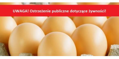 Pałeczki Salmonella Enteritidis na powierzchni skorupek jaj - GIS wydał ostrzeżenie dotyczące żywności