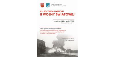 Upamiętnienie rocznicy wybuchu II wojny światowej w Pułtusku
