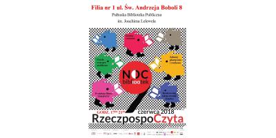 Pułtusk. Noc Bibliotek 2018 - już w sobotę 9 czerwca!