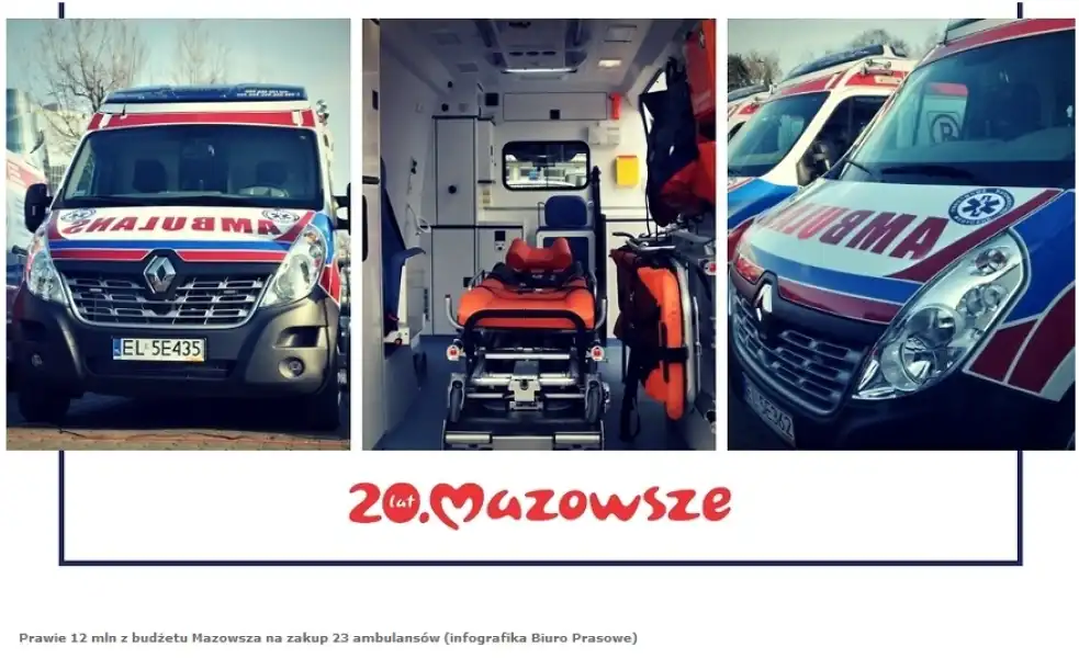 Nowe ambulanse dla Ostrołęckiego Meditransu