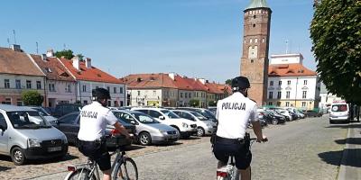 Policyjne partole w Pułtusku służą na rowerach 