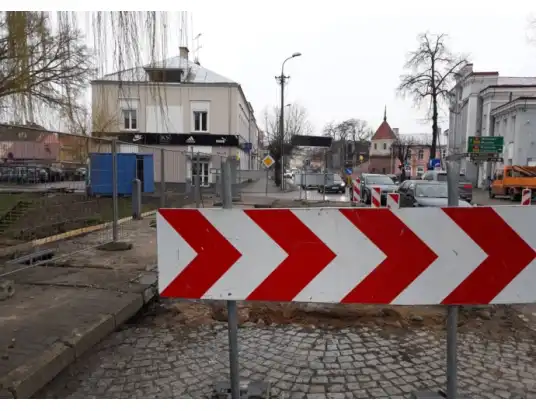 Most Świętojański w Pułtusku zamknięty. Remont trwa.