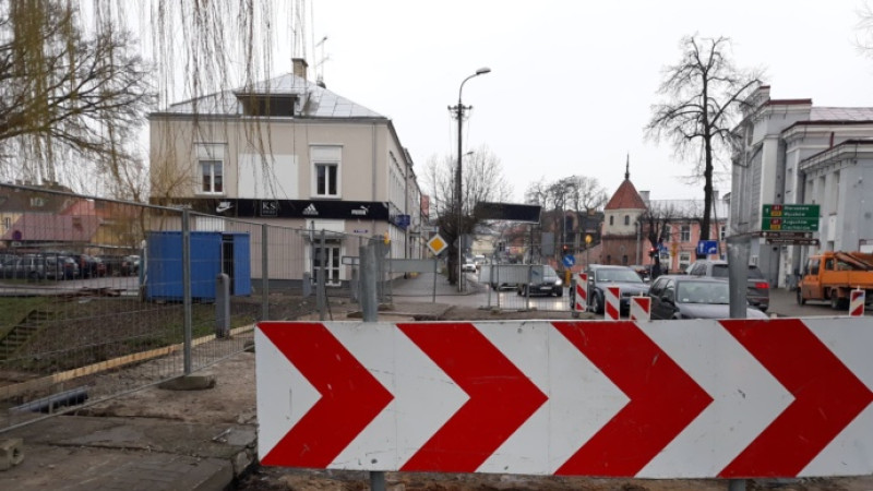 Most Świętojański w Pułtusku zamknięty. Remont trwa.
